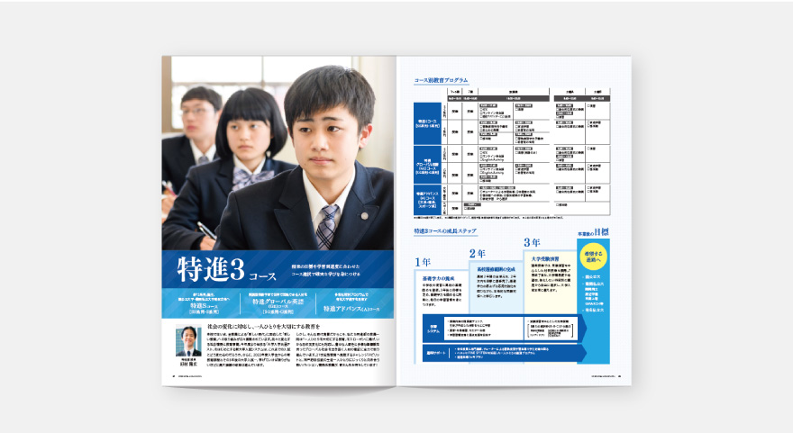 神戸野田高等学校　パンフレットのイメージ